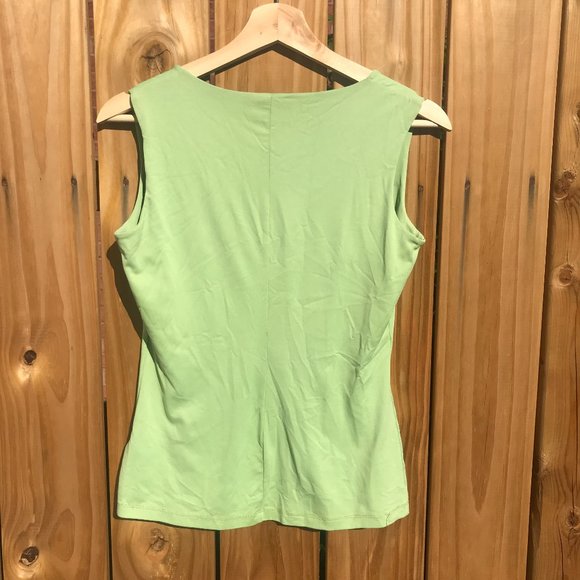 Ronen Chen sleeveless green top - Picture 4 of 5